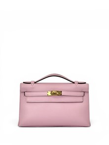 {{photo.Alt || photo.Description || 'HERMES клатч POCHETTE 22 см розовая кожа свифт золото'}}