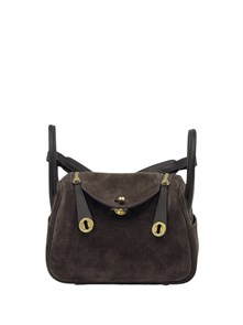 {{photo.Alt || photo.Description || 'HERMES сумка mini Lindy коричневая замша'}}