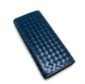 BV купюрница с кармашком сзади синяя КП-0595