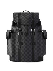 {{photo.Alt || photo.Description || 'LV рюкзак Christopher серая шашка большой'}}