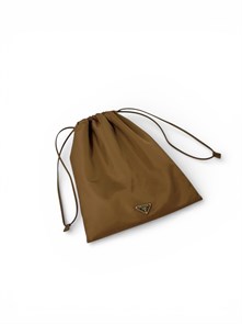 PRADA Сумка мешок нейлон коричневая СК-01222
