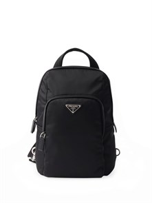 PRADA слинг нейлон карман на молнии спереди черный СЛ-01494