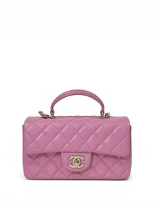 {{photo.Alt || photo.Description || 'CHANEL сумка гладкая кожа с ручкой розовая золото'}}