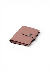 HERMES кошелек кожа Того с хлястиком розовый фурнитура H серебро маленький КЛ-01171
