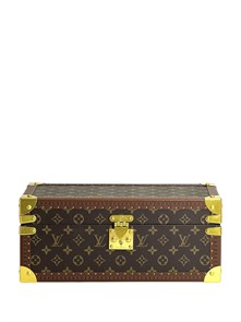{{photo.Alt || photo.Description || 'LV шкатулка под часы прямоугольная коричневая монограмма бежевая внутри'}}