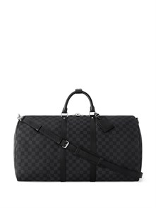 LV дорожная сумка Keepall 50 см серая шашка ДС-0302