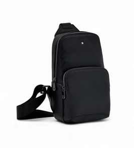 MONTBLANC слинг черная лазерная кожа СЛ-0559