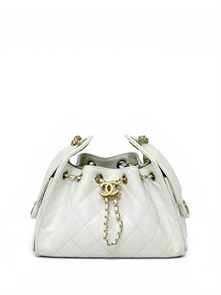 {{photo.Alt || photo.Description || 'CHANEL сумка Hobo 22 см кожа икра белая серебро'}}
