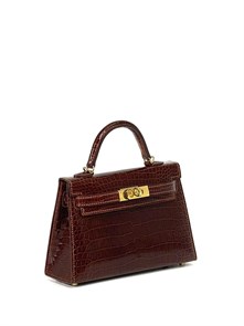 {{photo.Alt || photo.Description || 'HERMES сумка MINI KELLY 19 см коричневая лак кожа крокодила золото'}}
