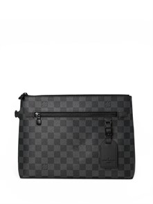 {{photo.Alt || photo.Description || 'LV борсетка клатч Takeoff серая канва шашка'}}