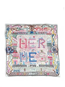 HERMES платки 90x90 см в ассортименте шелк ПЛ-00574