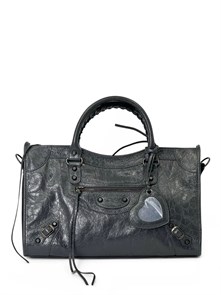 {{photo.Alt || photo.Description || 'BALENCIAGA сумка Le City кожа серая'}}
