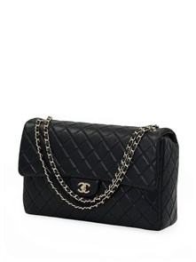 {{photo.Alt || photo.Description || 'CHANEL сумка 40 см черная кожа икра на золоте'}}
