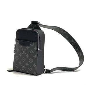 LV слинг AOUTDOOR серая монограмма канва СЛ-1908