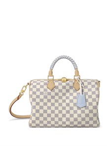 {{photo.Alt || photo.Description || 'LV Speedy сумка 30 см бежевая канва шашка плетеные ручки'}}