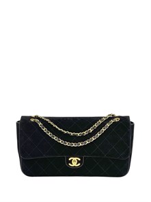 {{photo.Alt || photo.Description || 'CHANEL сумка замша черная на золоте 32 см'}}