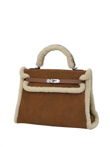 {{photo.Alt || photo.Description || 'HERMES сумка Kelly 35 см кэмел меховая серебро'}}