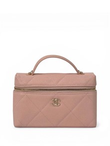 {{photo.Alt || photo.Description || 'CHANEL сумка розовая с ручкой кожа икра крупная клетка золото'}}