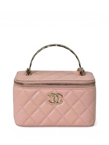 {{photo.Alt || photo.Description || 'CHANEL сумка Vanity с металлической ручкой кожа икра розовая золото'}}
