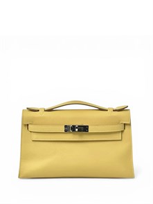 {{photo.Alt || photo.Description || 'HERMES клатч POCHETTE 22 см желтая кожа свифт серебро'}}