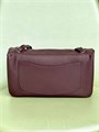 CHANEL сумка Maxi Flap 32 см кожа того бордовая маленькая серебро СК-01699