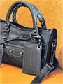 BALENCIAGA сумка Le City Mini мятая кожа черная СК-01511