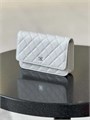 CHANEL сумка Woc кожа икра в клетку молочная серебро СК-01253