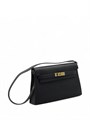 HERMES сумка Elan кожа Шевре черная золото СК-00434