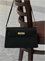 HERMES сумка Elan кожа Шевре черная золото СК-00434