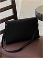 HERMES сумка Elan кожа Шевре черная золото СК-00434