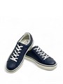 TODS кеды синие на белой подошве с белыми шнурками ОС-2219