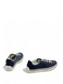 TODS кеды синие на белой подошве с белыми шнурками ОС-2219