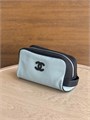 CHANEL косметичка текстиль голубая маленькая НС-01711