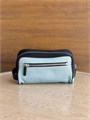 CHANEL косметичка текстиль голубая маленькая НС-01711