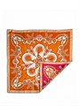 HERMES платок 90x90 см шелк оранжевый ПЛ-01401