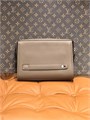 HERMES борсетка с боковой ручкой кожа того серая БР-2094