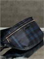 BURBERRY поясная сумка канва в клетку из коллекции 2023 синяя СЛ-0607