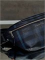 BURBERRY поясная сумка канва в клетку из коллекции 2023 синяя СЛ-0607