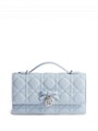 DIOR мини-сумка My Dior голубая серебро СК-01460