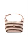 CHANEL Сумка Hobo Clutch текстильная розовая золото СК-01643
