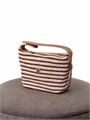 CHANEL Сумка Hobo Clutch текстильная розовая золото СК-01643