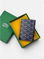 GOYARD визитница книжкой синяя ВЗ-0043