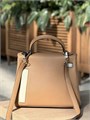 HERMES сумка Kelly 25 см бежевая кожа свифт серебро СК-00616