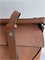 LOEWE сумка Puzzle гладкая кожа кэмел серебро 24 см СК-00909