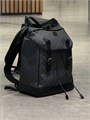 GUCCI Рюкзак синий канва монограмма с клапаном и карманом на молнии РК-0287