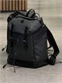 GUCCI Рюкзак синий канва монограмма с клапаном и карманом на молнии РК-0287