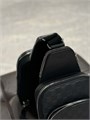 LV Слинг черный кожа шашка большой карман спереди СЛ-2280