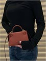 HERMES сумка MINI KELLY 19 см кожа Шевре рыжая золото СК-00771