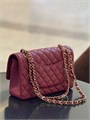 CHANEL сумка 25 см кожа икра вишневая золото СК-00945