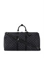 LV дорожная сумка Keepall 55 см серая монограмма ДС-0972